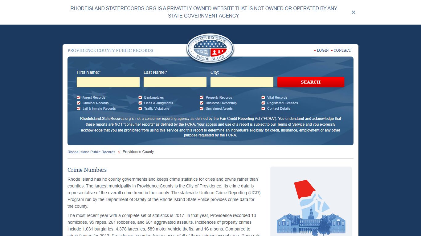 PROVIDENCE COUNTY PUBLIC RECORDS - StateRecords.org